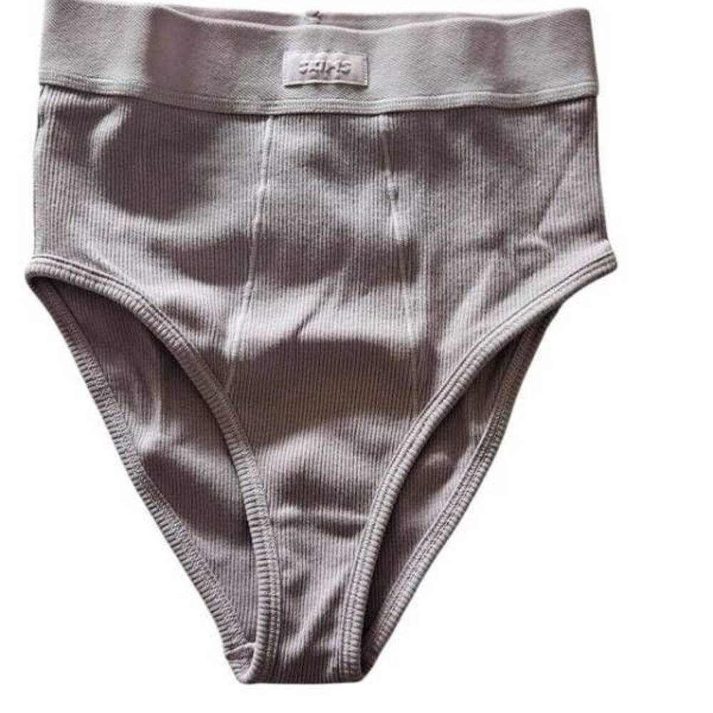 SKIMS RIBBED COTTON PANTY NWT